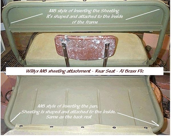 rear seat bottom pad installation - G503 Military Vehicle Message Forums | Willys Jeep Rear Seat | | G503 Military Vehicle Message Forums